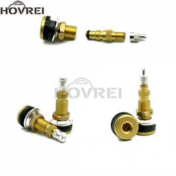 2PCS/LOT TR618A Brass Air Water Tubeless Tire Valve Stem Wheel Rim for Agricultural/Farm Tractor Auto Car Accessories