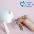 1PC Silicone 1W/5V Elk Deer Rotary LED Night Light Tail Adjustable Timing USB Lamp Kids Bedroom Decor Built-in 1200mA Battery