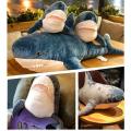 80cm Cute Shark Doll Plush Toys Creative Children Shark Sofa Plush For Kids Bedroom Gifts Stuffed Pillow Cushion Decoration R4E9