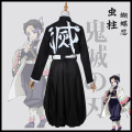Anime! Demon Slayer: Kimetsu no Yaiba Kochou Shinobu Battle Suit Lovely Uniform Cosplay Costume Halloween Outfit Free Shipping