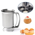 1pc Newest 800ml New Pancake Maker Stainless Steel Pancake Cupcake Batter Dispenser For Cupcakes Belgian Waffles Crepes Baking