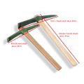 Size M head length 24cm Wooden Handle Small Pickaxe Hoe Garden hand tools Digging Steel Mattock Axes