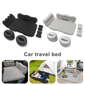 Car Travel Bed Air Mattress Comfortable Safe And Durable Made Of PVC And Flocking Material Dual-use Seat Cushion