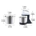 EU Plug Electric Food Mixer 7 Speeds Adjustable Dough Blender Egg Beater Cream Automatic Mixing Desktop Whisk for Home Kitchen B