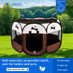 Octagon Pet Playpen for Small Dogs and Cats