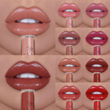 Allen Shaw Glitter Moisturized lip gloss nude color lipstick waterproof lasting vivid lip sexy female shiny liquid makeup TSLM2