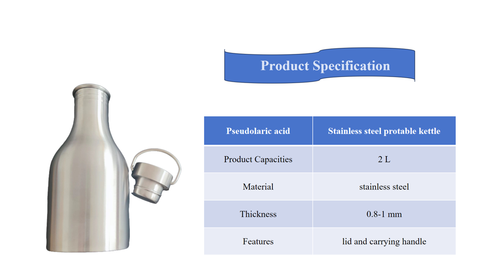 Kettle without handle 2 L