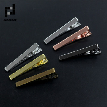 2pcs/lot 55x5mm Tie Clip Classic Simple Style Pin Clasp Bar Silver Color Male Business Necktie Clip Clasp Metal Men Jewelry