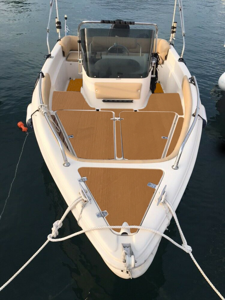 EVA Foam Faux Teak Decking Sheet Light Brown Yacht Marine Carpet Flooring Mat Non Skid Self Adhesive Sea Deck Boat Accessories