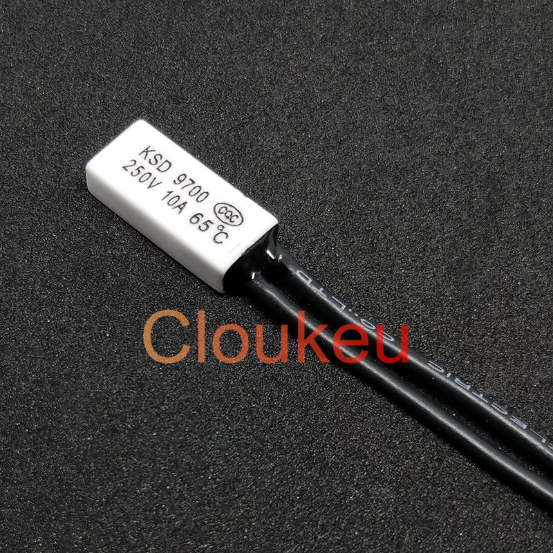 5Pcs KSD9700 10A Ceramic Temperature Switch Thermal control Normally Closed/Open 40/45/50/55/60/65/70/75/80/85/90/95/100 Celsius