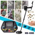 MD-4080BY High Sensitivity Underground Metal Detector Portable Jewelry Stud Finder Treasure Gold Metal Detecting Tool Hunter