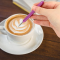 1PC Barista Tool Stainless Steel Coffee Stencils Latte Foam Spatula 1PC Coffeeware DIY Coffee Art Needle OK 1061