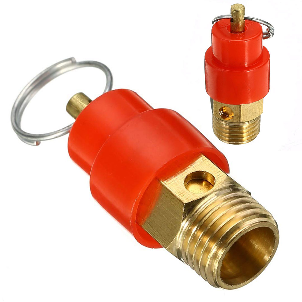 1/4'' Air Compressor Safety Relief Valve Reduce High Pressure Release Regulator For Hydraulic Pressure Piping