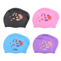 Women Swimming Cap for Long hair Girl Extra Large Rubber Latex Silicone Waterproof Ear Protector Swim Pool Hat Diving equipment