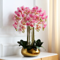 Large Artificial orchid flower arrangement PU real touch hand feeling floor Table Decoration home high quality bouquet no vase