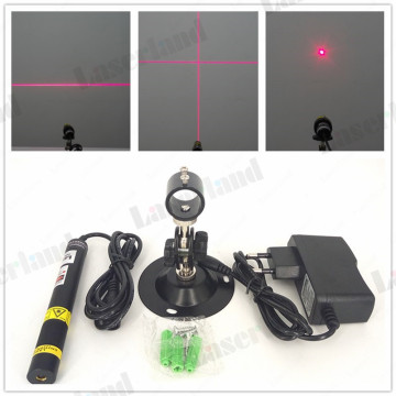 16*120mm 650nm Red 50mW 100mW 200mW Dot Line Cross Focusable 648nm Laser Diode Module Locator adapter mount