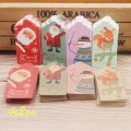 50pcs 5*3cm /2x4cm Merry Christmas Tags Kraft Paper Card Gift Label Tag DIY Hang Tags Gift Wrapping Decor Gift Card