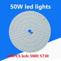 Ultra thin 50W LED Ceiling lamp Recessed Grid Downlight / Slim Round Panel Light dia112mm AC180-240V with Driver