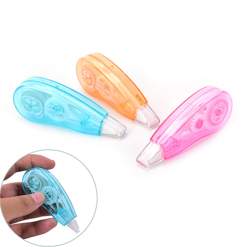 One Sided Correction Tape Permanent Adhesive Applicator Glue Tape Dispenser Refillable