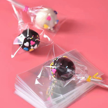 100pcs/pack Cake Pop Lollipop OPP Packing Bags Baking Chocolate Pop Pack Bags Sets Plastic Clear Cake Tools