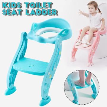 Folding Baby Potty Infant Kids Toilet Training Seat With Safe Adjustable Ladder Height Portable Urinal Potty Toilet Seat for Kid