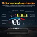 WiiYii Newest M16 Windshield HUD Projector with Navigation Car Head Up Display OBD2 HUD GPS Speedometer Water & Oil temp RPM