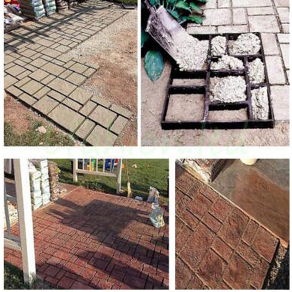Load Slicer Cutting Path Maker Mold Home Garden Decoration Reusable Concrete Cement Stone Design Paver Walk Mould