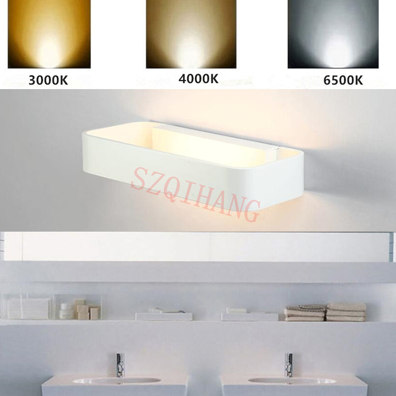 High Quality Modern minimalist 10W LED aluminum lamp bedside lamp wall lamp room bathroom mirror light direct creative aisle