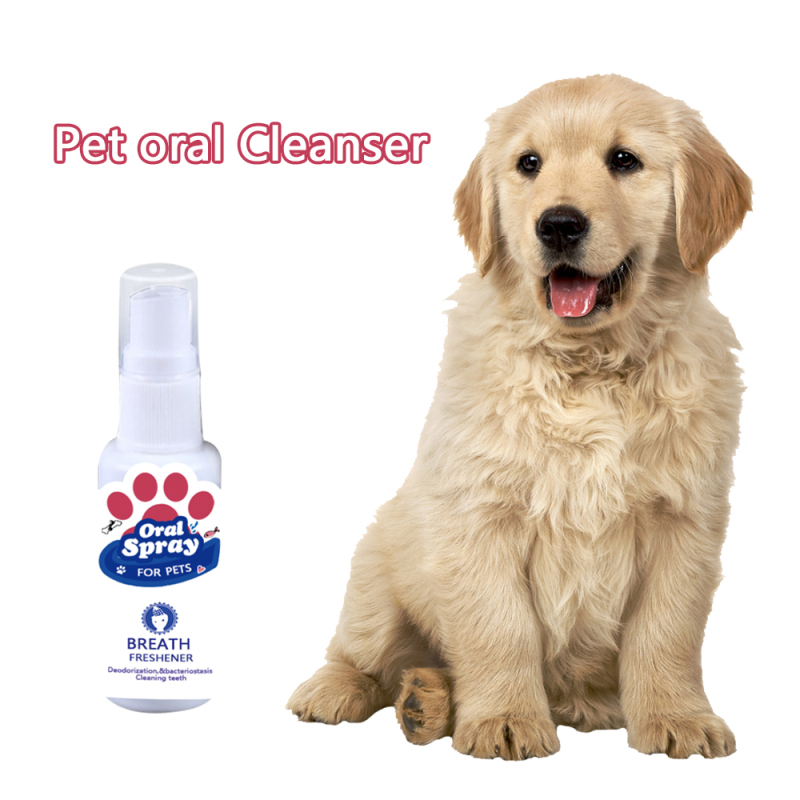 30ml Pet Oral Care Cleaning Spray Dog Cat Teeth Breath Freshener Pet Mouth Cleaner Supplies Of Eliminate Bad Breath And Tartar