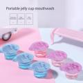 5Pcs Portable Disposable Mint Rose Flavor Clean Mouth Jelly Cup Mouthwash Water