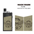 Skull Star War Motorcycle Military Snake Case Sticker Skin Film for Smok Trinity Alpha Vape Pod