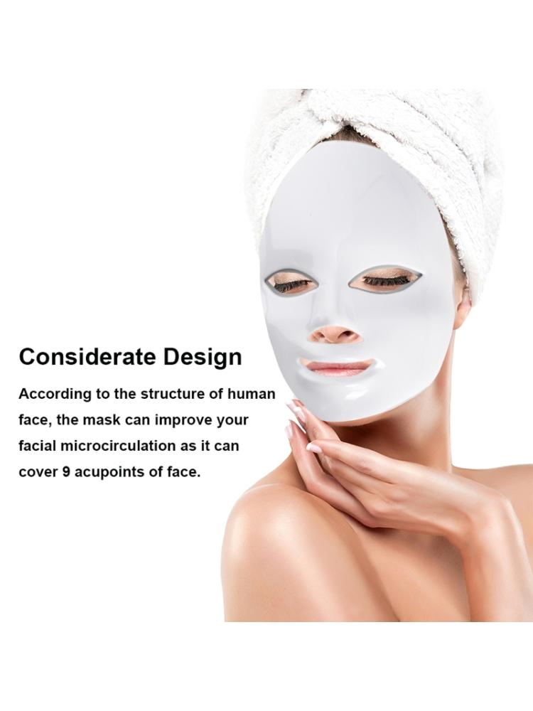 Beauty Photon LED Facial Mask Therapy 7 Colors Light Rejuvenation Wrinkle Acne