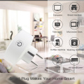 Smart Plug WiFi Socket EU 10A Power Monitor Timing Function Tuya SmartLife APP Control Works Wireless WiFi Smart Plug EU Adaptor