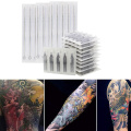 50pcs Assorted Sterilized Mixed 3/5/7/9RL 3/5/7/9RS 7/9M1 Size Tattoo Needles and 50pcs Disposable Tattoo Tips Combo