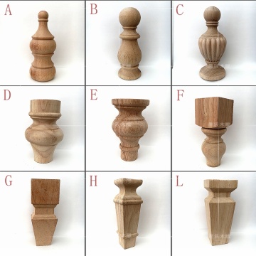 4pcs/lot,Wooden Cylindrical Cabin Legs European table foot Solid wood Cylindrical ball stool foot Furniture leg sofa feet(A742)