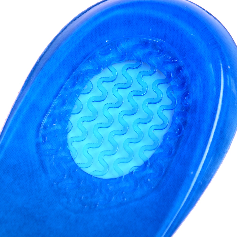 New Silicon Gel Insoles Back Pad Heel Cup Spur Feet Cushion Silica Pads For Calcaneal Pain Health Feet Care Support