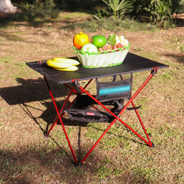 Hot Sale Portable Foldable Folding Table Desk Camping Outdoor Picnic 6061 Aluminium Alloy Ultra-light Folding Desk