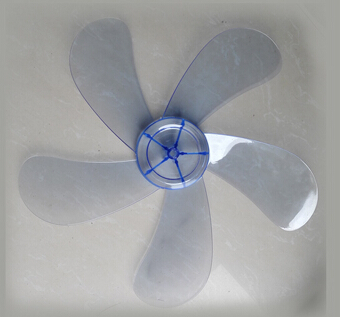 for 16 inches 380mm diameter AS plastic transparent fan blade electric fan parts 5 blades