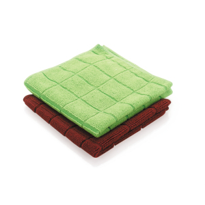 Grid Microfiber Cleaning Cloth