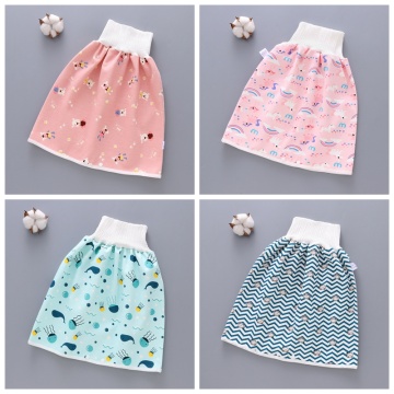 2 In 1 Comfy Children & Adult Diaper Skirt Shorts Summer Baby Pants Absorbent Shorts Prevent Skirt Leakage Mat Cover Great Gift