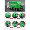 1:32 Alloy Back Sanitation Garbage Truck As A Birthday Gift For Children Juguete Educational Cleaning Garbage Truck Child Toy
