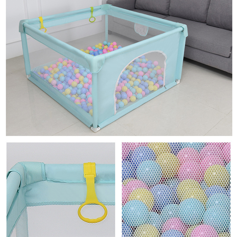 NEW 2M*2M Children's Playpen with Foam Protector Baby Safety Fence Kids Ball Pit Playpen for Babies Indoor Toy Baby Playground
