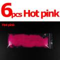6pcs hot pink
