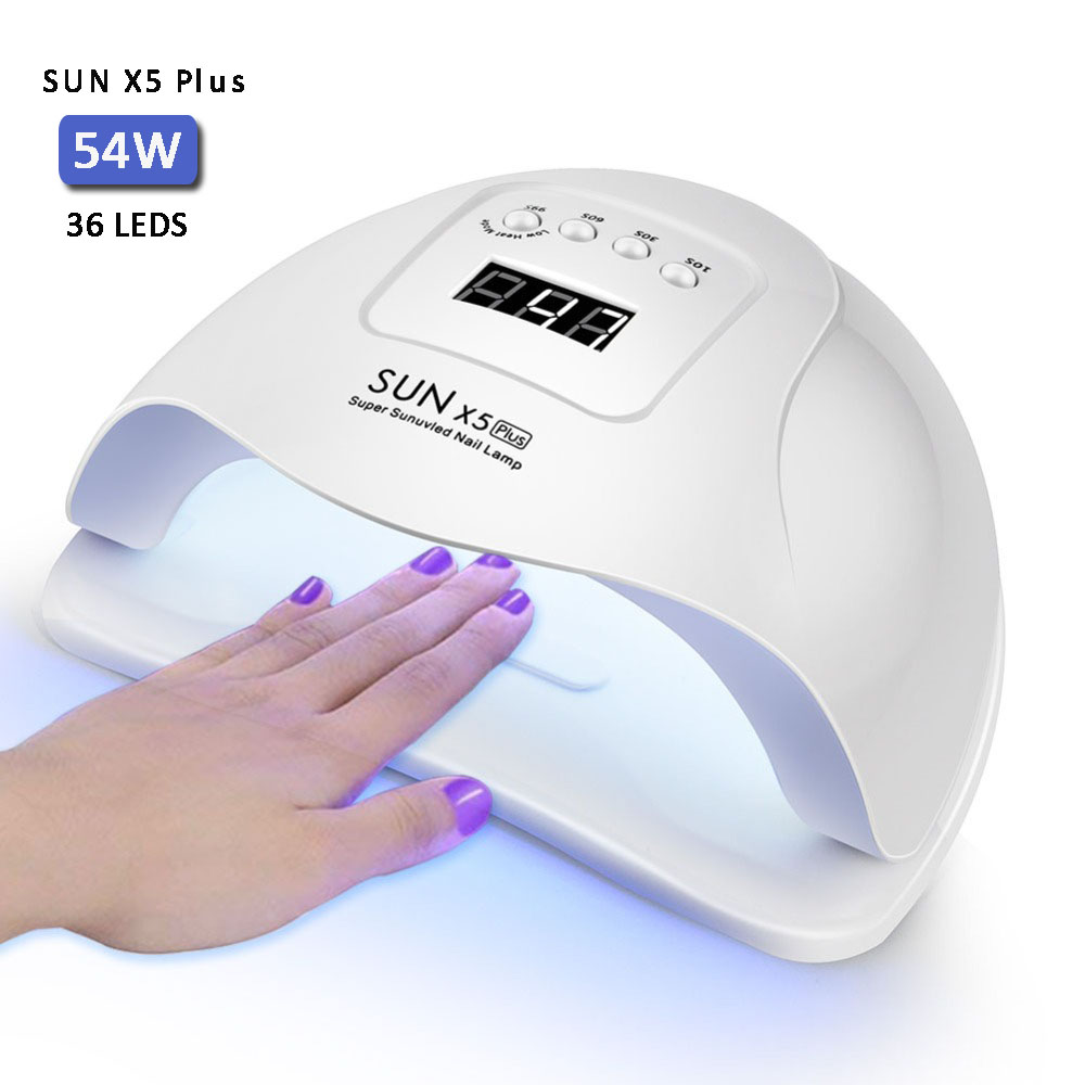 54W/36W Nail Lamp UV Lamp Nail Dryer With 36/18Pcs Light Bead Curing All Kinds of Gel Nail Polish With Timer And Smart Sensor