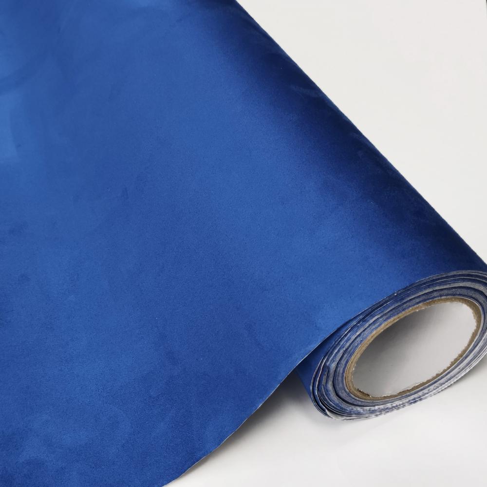Blue Suede Fabric Film Car interior Wrap