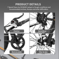 AOSTIRMOTOR Electric Bike 750W 26 Inch 4.0 Fat tire Powerful Mountain Bicycle 48V 13Ah Lithium Battery City Beach Ebike
