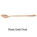 Rose Gold Oval