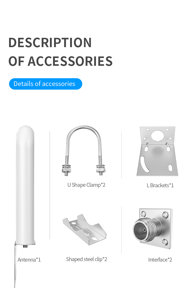 4g Lte External Communication Antenna 600-2700mhz