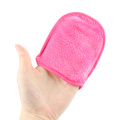 1 pc Reusable Microfiber Facial Cloth Face Towel Makeup Remover Cosmetic Puff Cleaning Glove Face Care Cleaning Tools 3 Colors