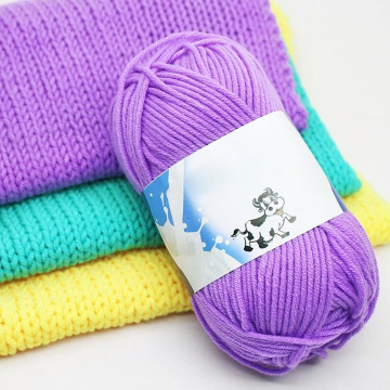 DIY Crochet Yarn For Knitting Milk Cotton Knit Yarn Hand Knit Woolen Thread Hand Knitting Wool Crochet Yarn for DIY Sweater